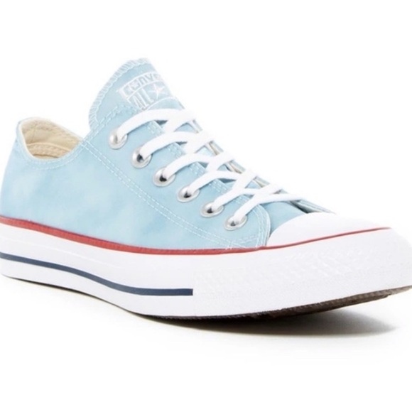 Converse Shoes - Converse Chuck Taylor All Star Sheen Wash Satin Polar Blue Low Tops